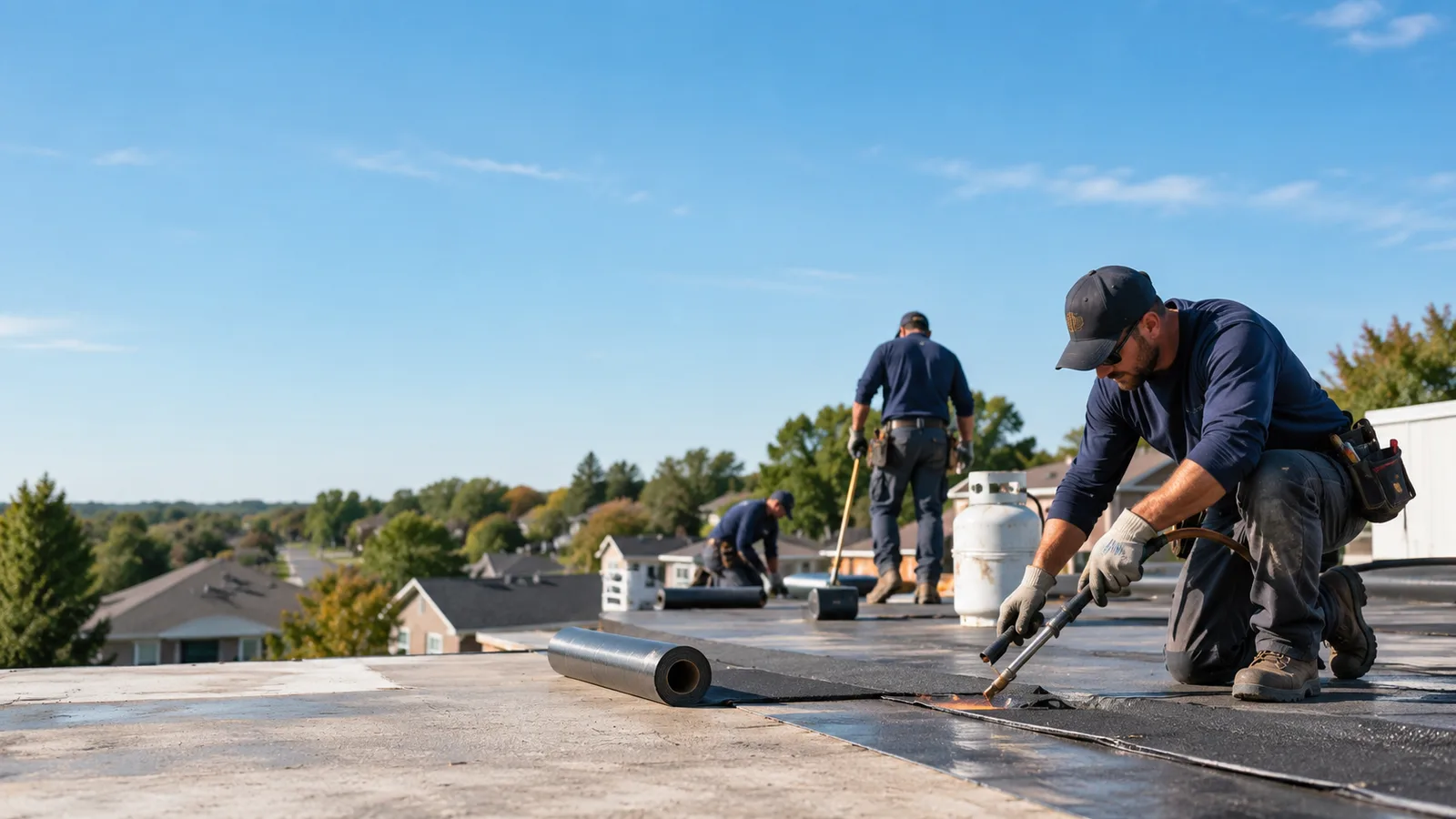 Flat Roof Leak Repair providers in Flora, MS